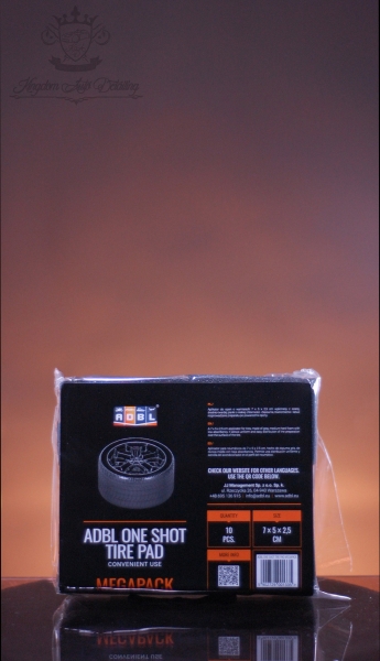 ADBL One Shot Tire Pad -  Tire Dressing PAD Apllicator 10 Pack
